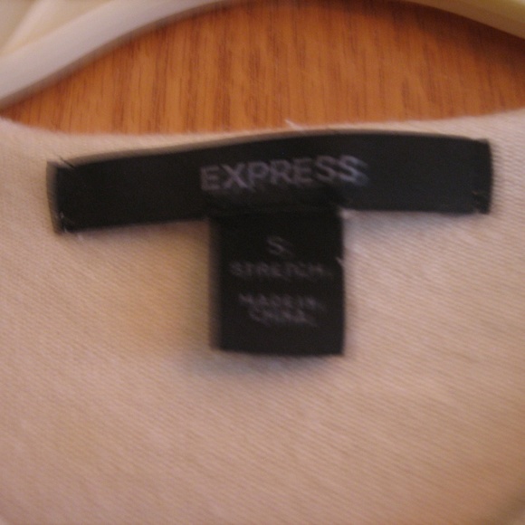 Express Cream Cardigan with Floral Accents - Picture 4 of 4